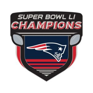 New England Patriots Pin Collector Jewelry Card Style Super Bowl 51 Champs Champ Design CO