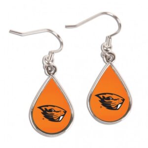 Oregon State Beavers Earrings Tear Drop Style