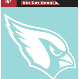 Arizona Cardinals Decal 8x8 Die Cut White