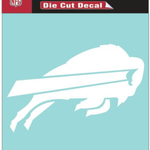 Buffalo Bills Decal 8x8 Die Cut White