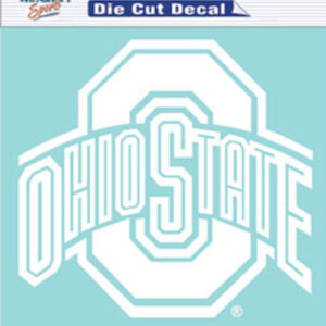Ohio State Buckeyes Decal 8x8 Die Cut White