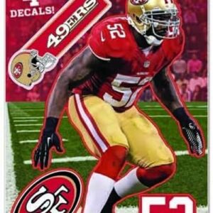 San Francisco 49ers Decal 11x17 Multi Use Patrick Willis Design