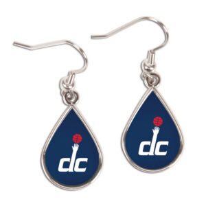 Washington Wizards Earrings Tear Drop Style
