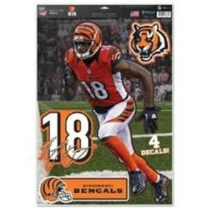 Cincinnati Bengals Decal 11x17 Multi Use AJ Green Design