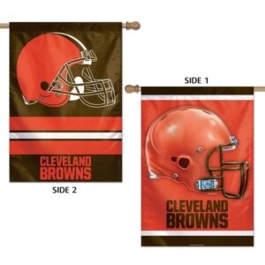 Cleveland Browns Banner 28x40 Vertical Premium 2 Sided