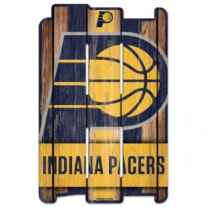 Indiana Pacers Sign 11x17 Wood Fence Style