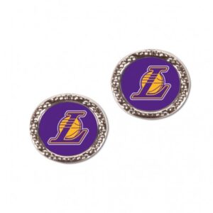Los Angeles Lakers Earrings Post Style