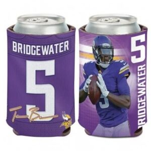 Minnesota Vikings Can Cooler Teddy Bridgewater Design