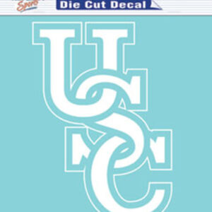 South Carolina Gamecocks Decal 8x8 Die Cut White