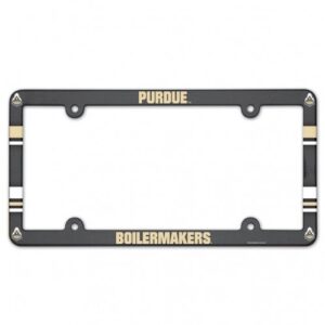 Purdue Boilermakers License Plate Frame Plastic Full Color Style