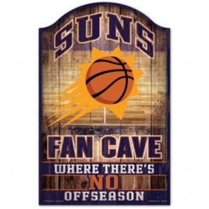 Phoenix Suns Sign 11x17 Wood Fan Cave Design