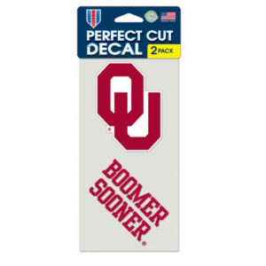 Oklahoma Sooners Set of 2 Die Cut Decals