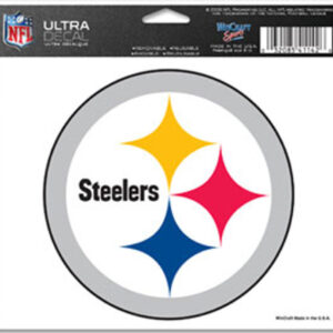 Pittsburgh Steelers Decal 5x6 Ultra Color Logo