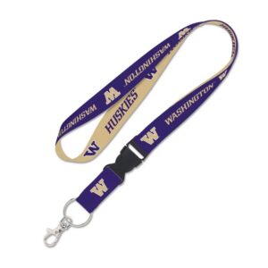 Washington Huskies Lanyard with Detachable Buckle Two Color