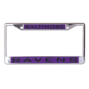 Baltimore Ravens License Plate Frame - Inlaid