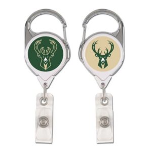 Milwaukee Bucks Badge Holder Premium Retractable