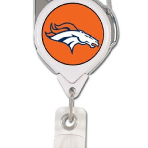 Denver Broncos Retractable Premium Badge Holder