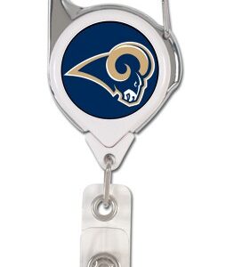 Los Angeles Rams Badge Holder Premium Retractable