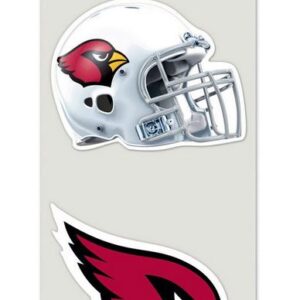Arizona Cardinals Decal 4x4 Perfect Cut Set of 2
