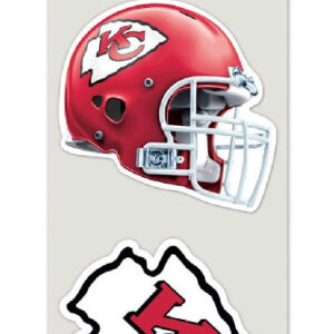 Kansas City Chiefs Set of 2 Die Cut Decals