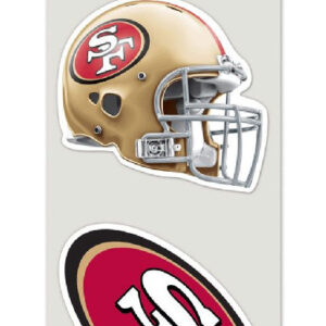 San Francisco 49ers Set of 2 Die Cut Decals