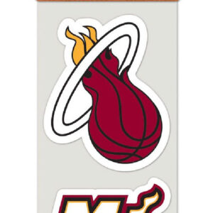 Miami Heat Set of 2 Die Cut Decals
