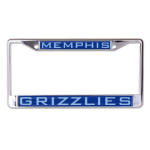 Memphis Grizzlies License Plate Frame - Inlaid