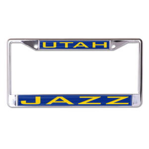 Utah Jazz License Plate Frame - Inlaid
