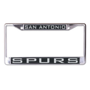 San Antonio Spurs License Plate Frame - Inlaid