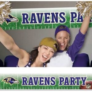 Baltimore Ravens Banner 12x65 Party Style