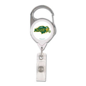 North Dakota State Bison Badge Holder Premium Retractable