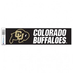 Colorado Buffaloes Decal 3x12 Bumper Strip Style