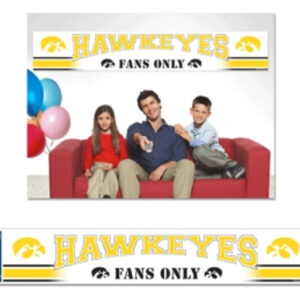 Iowa Hawkeyes Banner 12x65 Party Style CO
