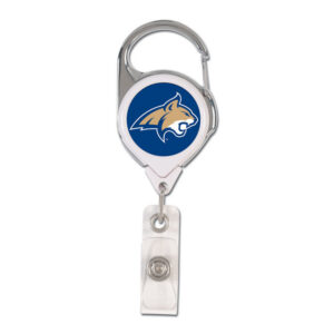 Montana State Bobcats Badge Holder Premium Retractable