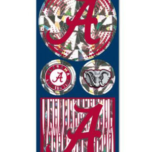 Alabama Crimson Tide Stickers Prismatic