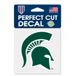 Michigan State Spartans Decal 4x4 Perfect Cut Color