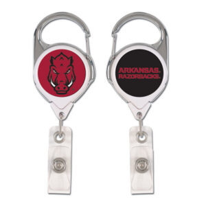 Arkansas Razorbacks  Badge Holder Premium Retractable