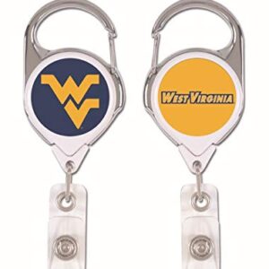 West Virginia Mountaineers Badge Holder Premium Retractable