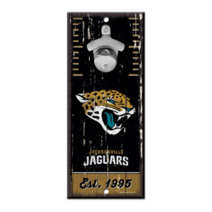 Jacksonville Jaguars Sign Wood 5x11 Bottle Opener