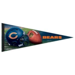 Chicago Bears Pennant 12x30 Premium Style Helmet Design