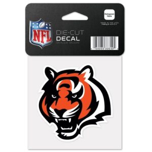 Cincinnati Bengals Decal 4x4 Perfect Cut Color