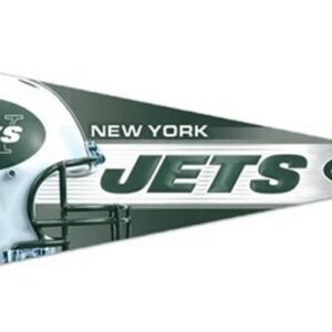 New York Jets Pennant 12x30 Premium Style Helmet Design