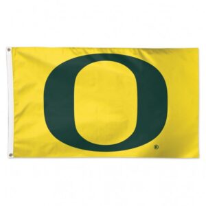 Oregon Ducks Flag 3x5 Deluxe Black Yellow