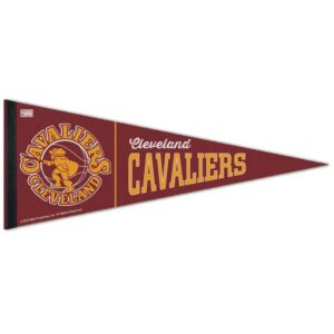Cleveland Cavaliers Pennant 12x30 Premium Style Hardwood Classic Design