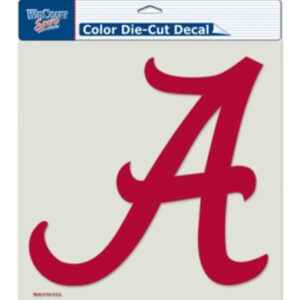 Alabama Crimson Tide Decal 8x8 Perfect Cut Color