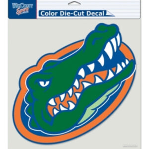 Florida Gators Decal 8x8 Die Cut Color