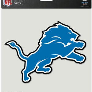 Detroit Lions Decal 8x8 Die Cut Color