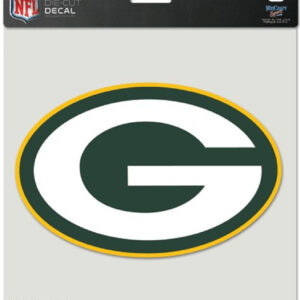 Green Bay Packers Decal 8x8 Die Cut Color