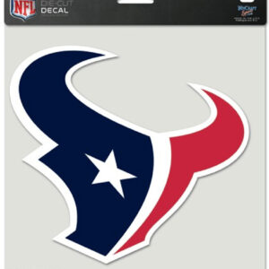 Houston Texans Decal 8x8 Die Cut Color