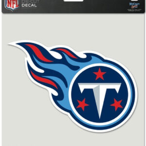 Tennessee Titans Decal 8x8 Die Cut Color